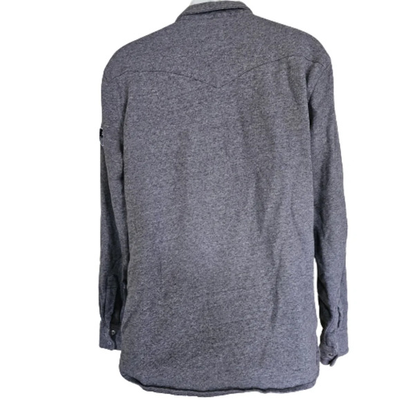 Levi's NFL New England Patriots Western Button-Up Jacket Gray Size Men's Large - Picture 4 of 16